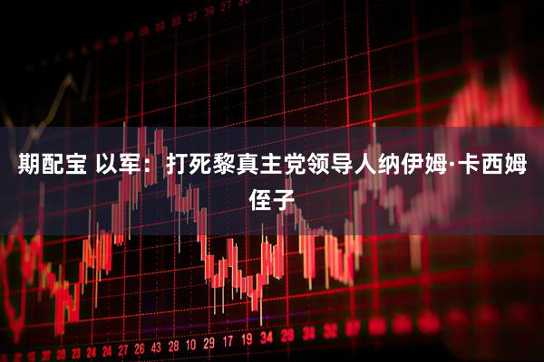 期配宝 以军：打死黎真主党领导人纳伊姆·卡西姆侄子